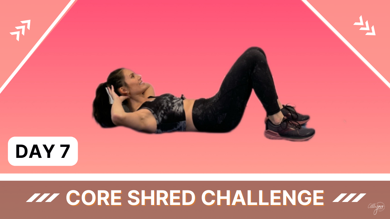 cover for 7 Day Core Shred Challenge FINAL DAY!